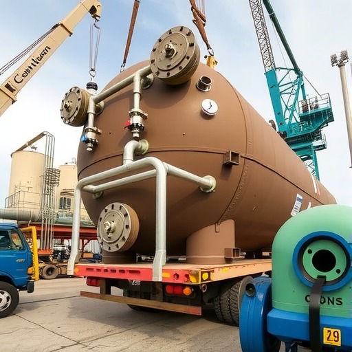 我公司为海南汉地石油化工有限公司制造的加氢裂化反应器竣工发货