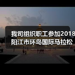 我司组织职工参加2018阳江市环岛国际马拉松赛事（图2）