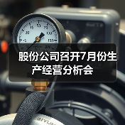 股份公司召开7月份生产经营分析会(图4) 股份公司召开7月份生产经营分析会(图4)