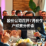 股份公司召开7月份生产经营分析会(图2) 股份公司召开7月份生产经营分析会(图2)