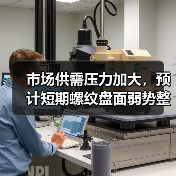 市场供需压力加大，预计短期螺纹盘面弱势整理运行（图4）