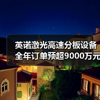 英诺激光高速分板设备全年订单预超9000万元！（图3）