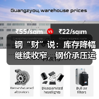 钢“财”说：库存降幅继续收窄，钢价承压运行
