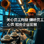 关心员工利益 倾听员工心声 服务企业发展