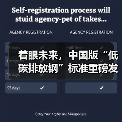 着眼未来，中国版“低碳排放钢”标准重磅发布