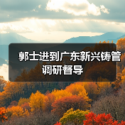 郭士进到广东新兴铸管调研督导(图2) 郭士进到广东新兴铸管调研督导(图2)