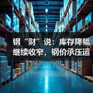 钢“财”说:库存降幅继续收窄,钢价承压运行(图4) 钢“财”说:库存降幅继续收窄,钢价承压运行(图4)