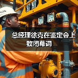 总经理徐克在鉴定会上致闭幕词(图3) 总经理徐克在鉴定会上致闭幕词(图3)