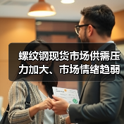 螺纹钢现货市场供需压力加大、市场情绪趋弱,短期或震荡偏弱运行(图4) 螺纹钢现货市场供需压力加大、市场情绪趋弱,短期或震荡偏弱运行(图4)