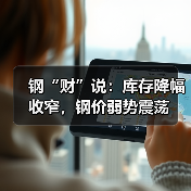 钢“财”说:库存降幅收窄,钢价弱势震荡(图2) 钢“财”说:库存降幅收窄,钢价弱势震荡(图2)