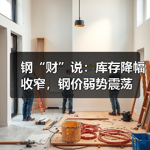 钢“财”说：库存降幅收窄，钢价弱势震荡