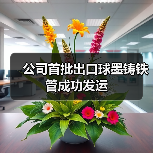 公司首批出口球墨铸铁管成功发运