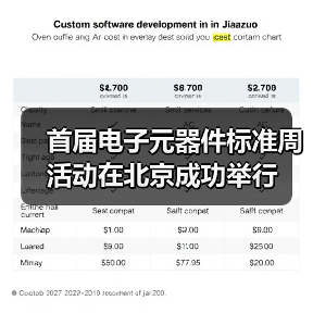 首届电子元器件标准周活动在北京成功举行(图4) 首届电子元器件标准周活动在北京成功举行(图4)