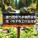 德力西电气参编国家标准《电子电工行业零碳工厂评价导则》正式发布