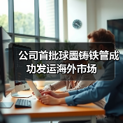 公司首批球墨铸铁管成功发运海外市场