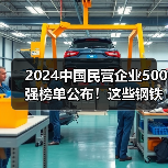 2024中国民营企业500强榜单公布！这些钢铁相关企业上榜