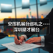 空压机展台巡礼之----深圳聚才展台