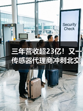 三年营收超23亿！又一传感器代理商冲刺北交所IPO！