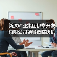 新汶矿业集团伊犁开发有限公司领导莅临抚机考察