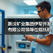 新汶矿业集团伊犁开发有限公司领导莅临抚机考察（图4）
