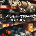 公司召开一季度经济效益分析会议（图4）
