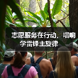 志愿服务在行动，唱响学雷锋主旋律（图1）