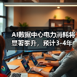 AI数据中心电力消耗将显著攀升，预计3-4年翻倍（图3）