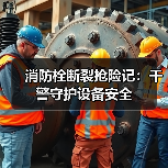 消防栓断裂抢险记：干警守护设备安全