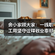 舍小家顾大家：一线职工用坚守诠释敬业奉献