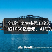 全球纯半导体代工收入超1650亿美元,AI与先进制程推动行业增长(图4) 全球纯半导体代工收入超1650亿美元,AI与先进制程推动行业增长(图4)