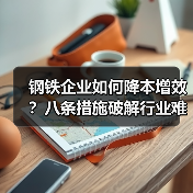 钢铁企业如何降本增效?八条措施破解行业难题(图2) 钢铁企业如何降本增效?八条措施破解行业难题(图2)