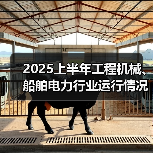 2025上半年工程机械、船舶电力行业运行情况深度解析