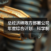 总经济师陈方部署公司年度综合计划：科学制定确保发展势头