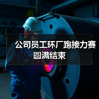 公司员工环厂跑接力赛圆满结束（图4）