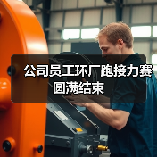 公司员工环厂跑接力赛圆满结束