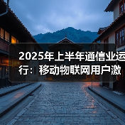 2025年上半年通信业运行：移动物联网用户激增带动行业稳步发展
