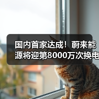 国内首家达成！蔚来能源将迎第8000万次换电