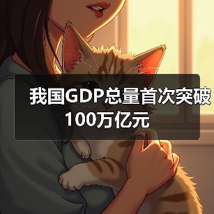 我国GDP总量首次突破100万亿元