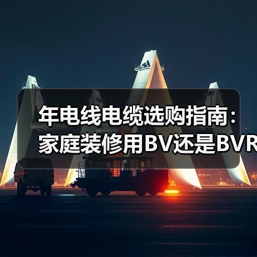 年电线电缆选购指南：家庭装修用BV还是BVR线