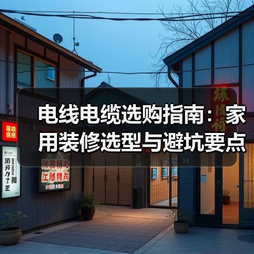 电线电缆选购指南：家用装修选型与避坑要点