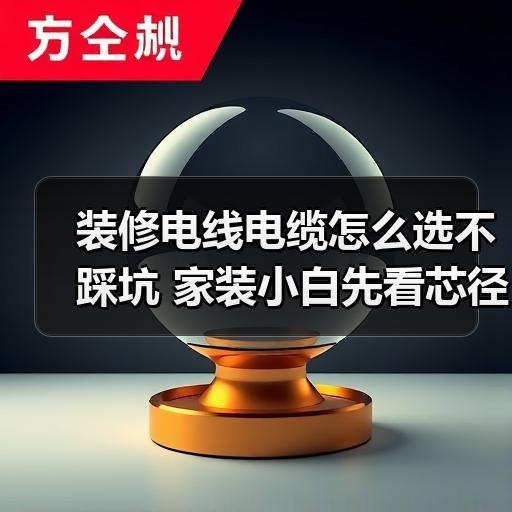 装修电线电缆怎么选不踩坑 家装小白先看芯径和阻燃标识