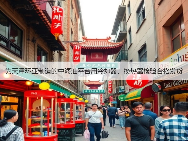 为天津环亚制造的中海油平台用冷却器、换热器检验合格发货