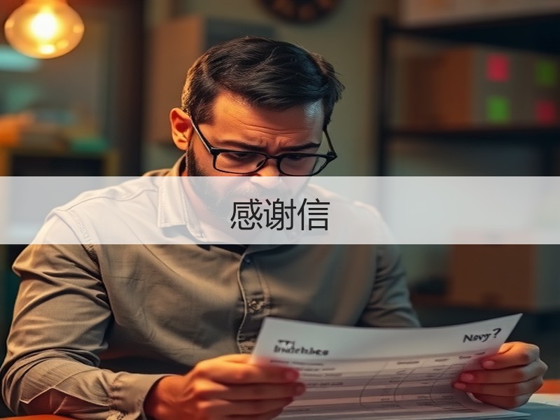 感谢信