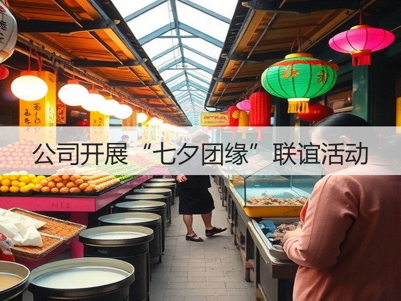 公司开展“七夕团缘”联谊活动