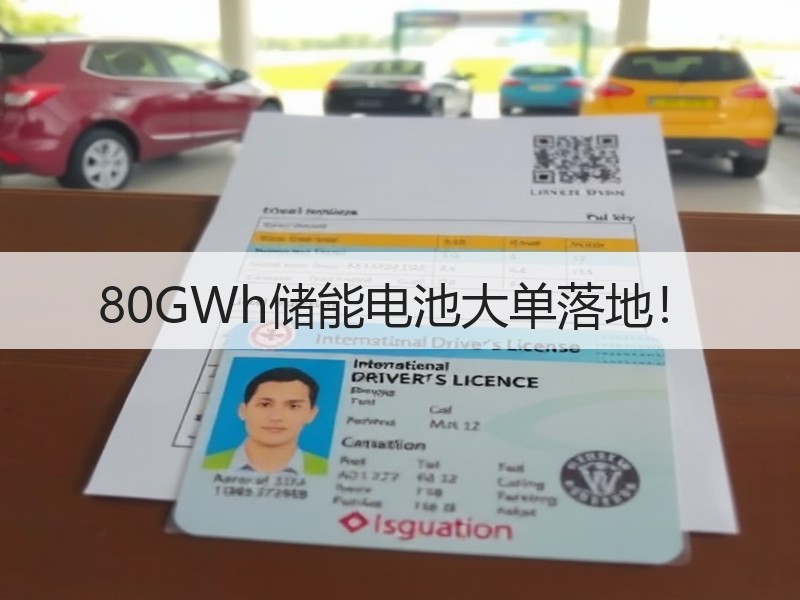 80GWh储能电池大单落地！