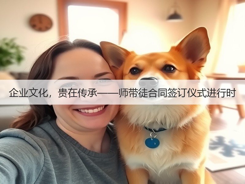 企业文化，贵在传承——师带徒合同签订仪式进行时