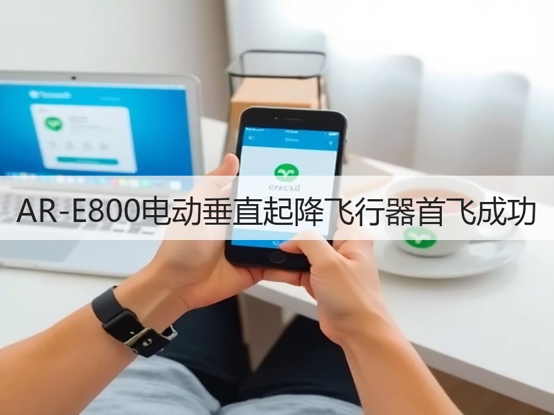AR-E800电动垂直起降飞行器首飞成功