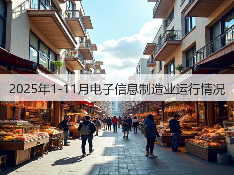 2025年1-11月电子信息制造业运行情况