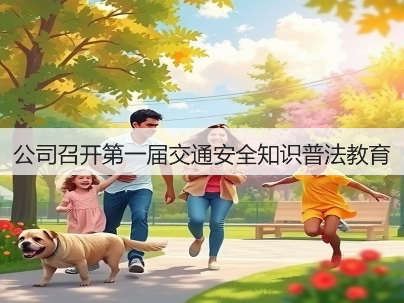 公司召开第一届交通安全知识普法教育