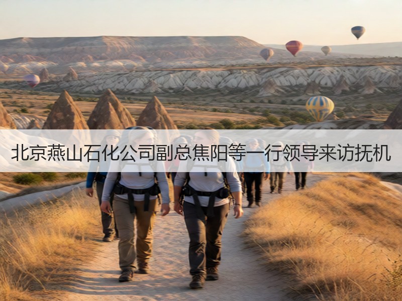 北京燕山石化公司副总焦阳等一行领导来访抚机